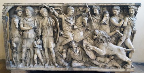 Sarcophagus of Jovinus, Museum of Reims, source: private photo