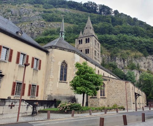 St Maurice Abbey (our photo)
