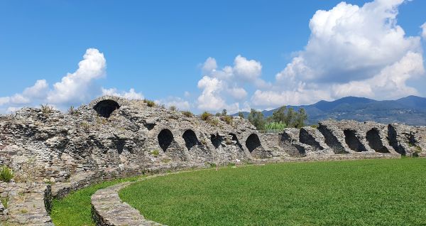 Amphitheatre at Luni (our photo)