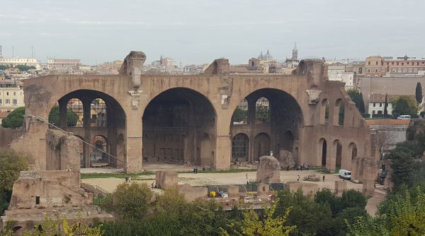 Basilica of Maxentius, Roman Forum (our photo)