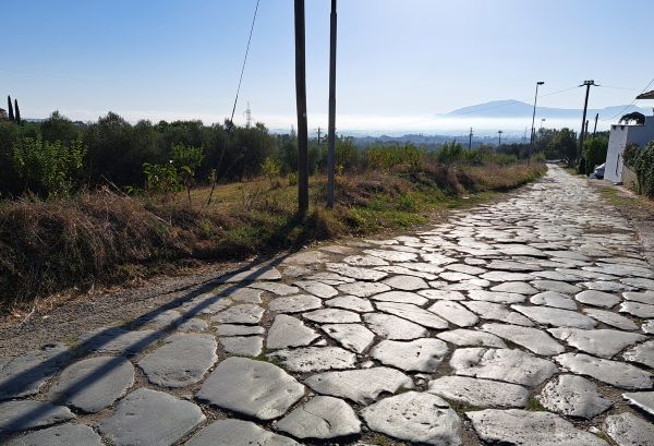 Section of ancient Via Cassia, Tuscany (our photo)