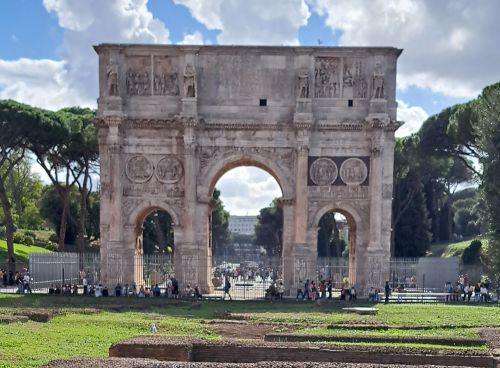 Arch of Constantine, Rome (our photo)