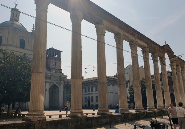 Colonnade of San Lorenzo (our photo)